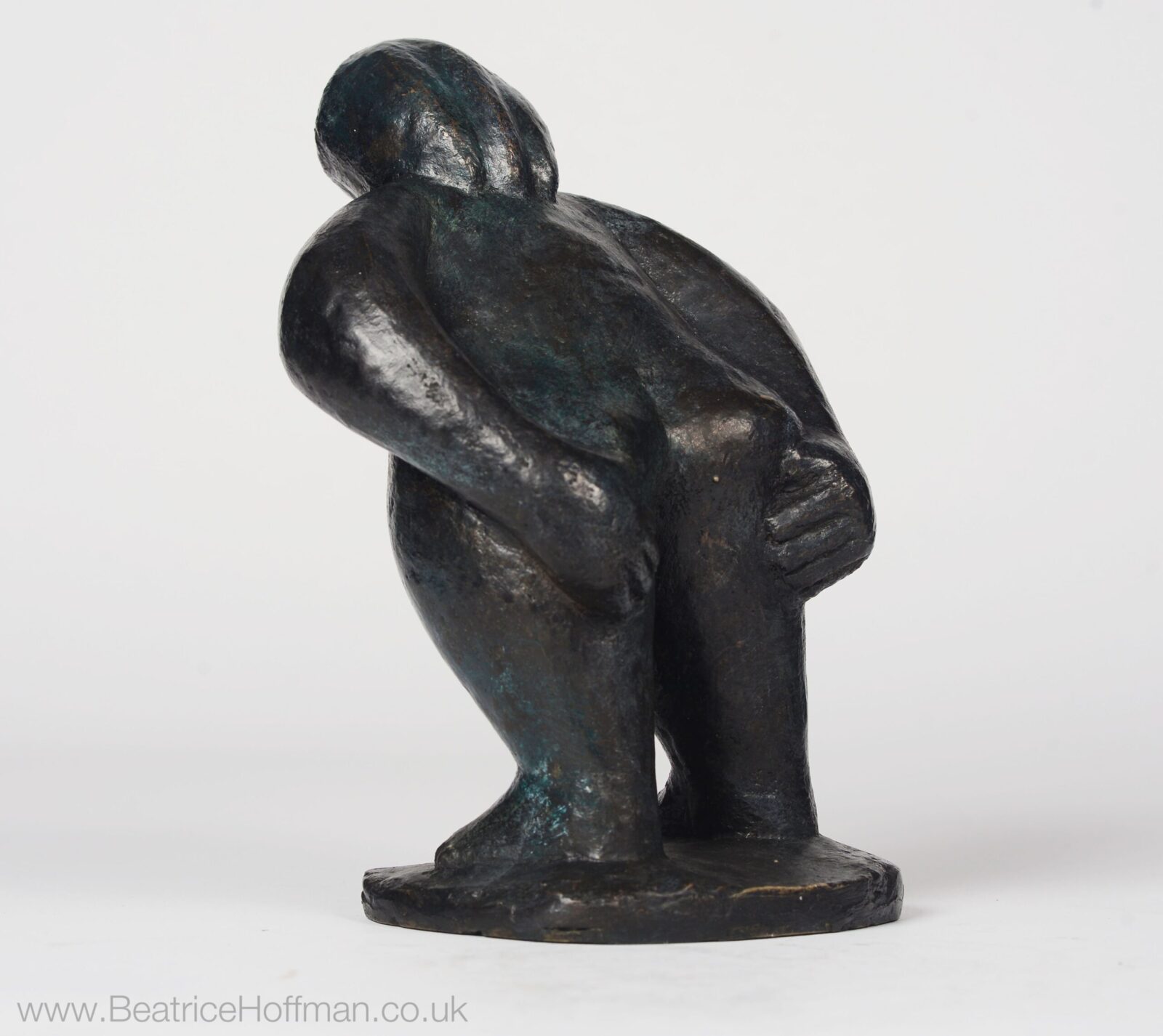 modern figurative bronze sculpture for the home