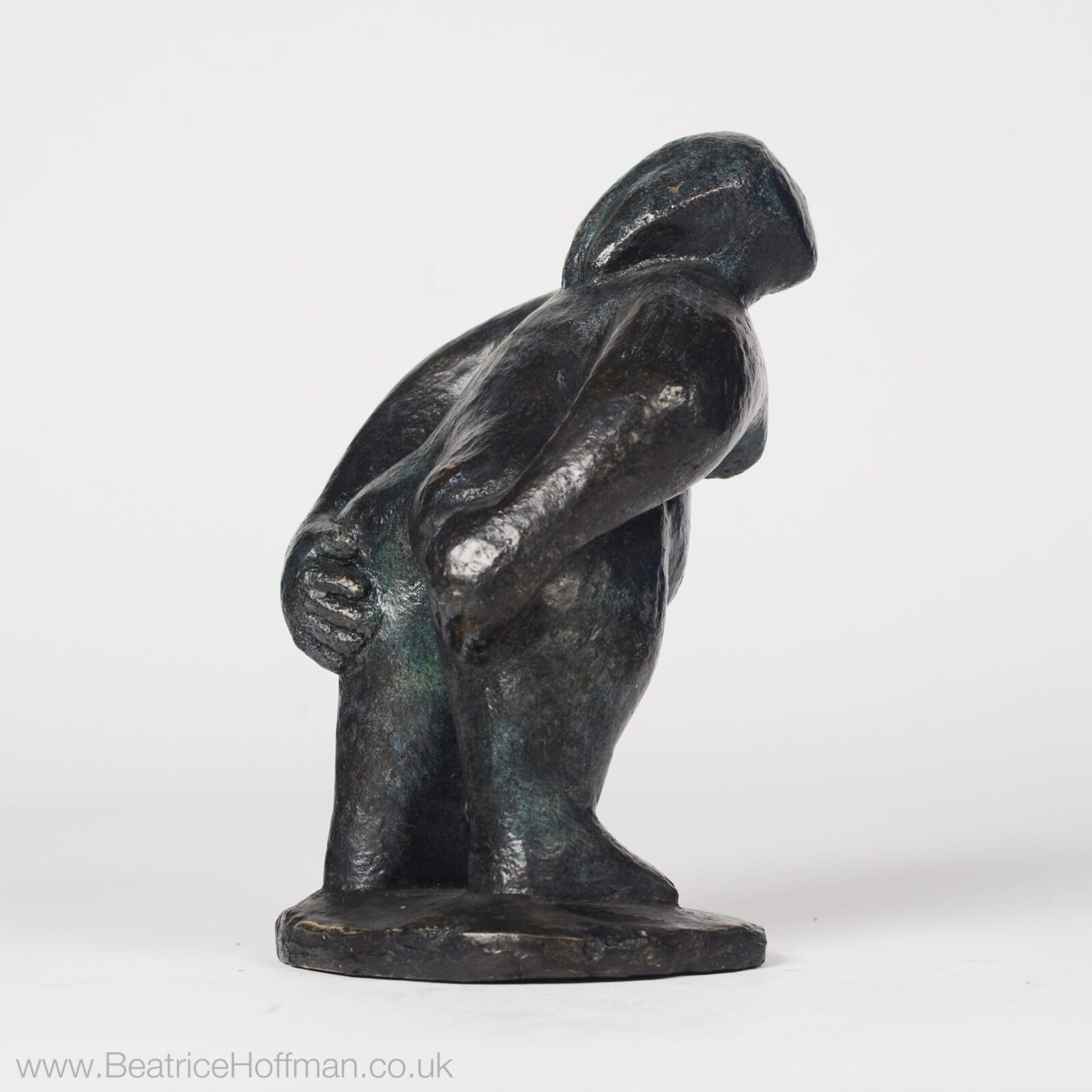 modern figurative bronze sculpture for the home