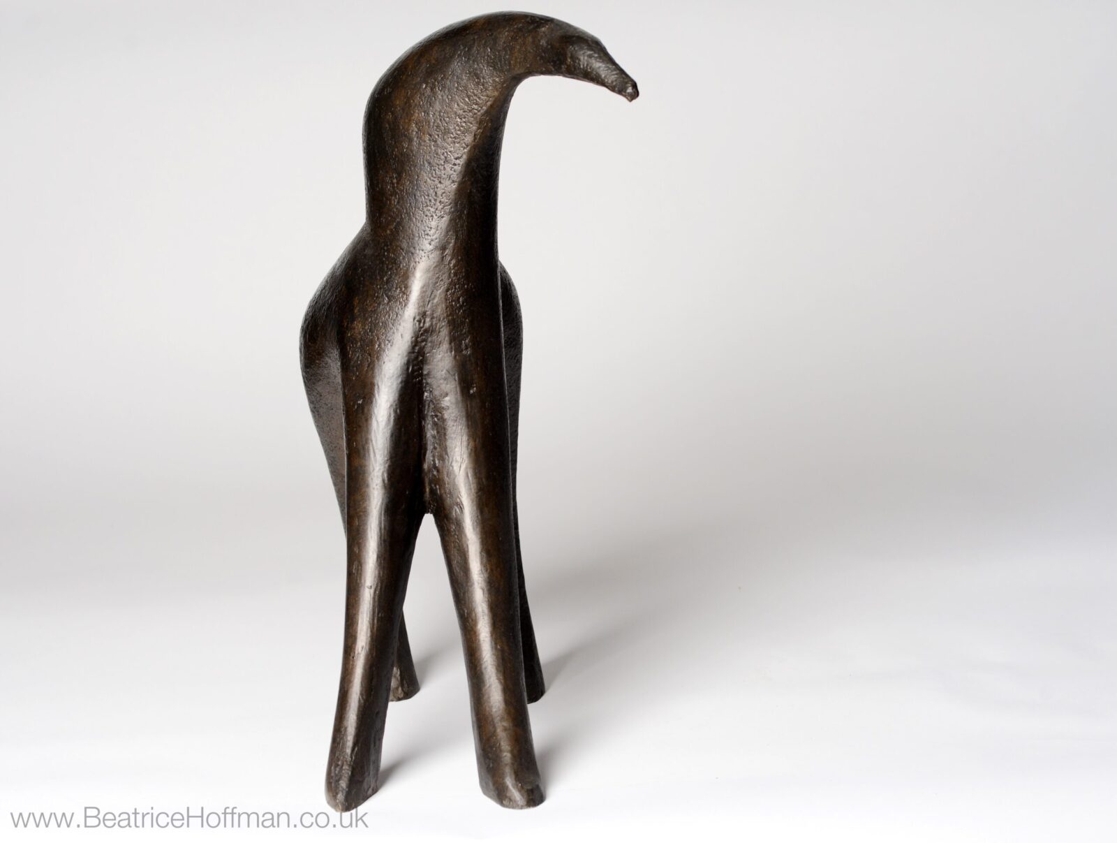 contemporary abstract domestic sculpture of an animal for interior design