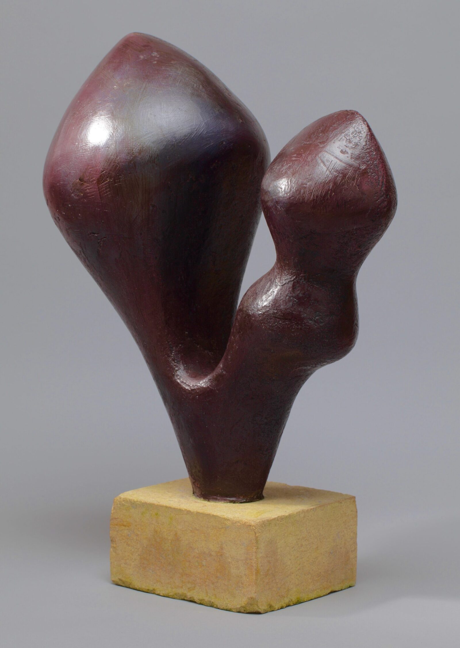 abstract organic ceramic sculpture