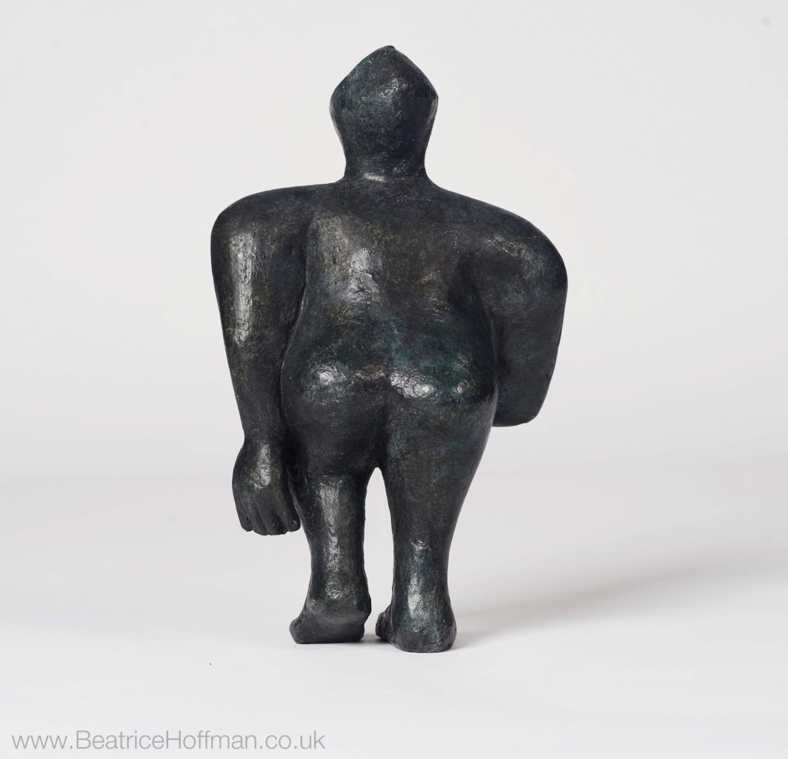small modern bronze figurative sculpture for an art collector