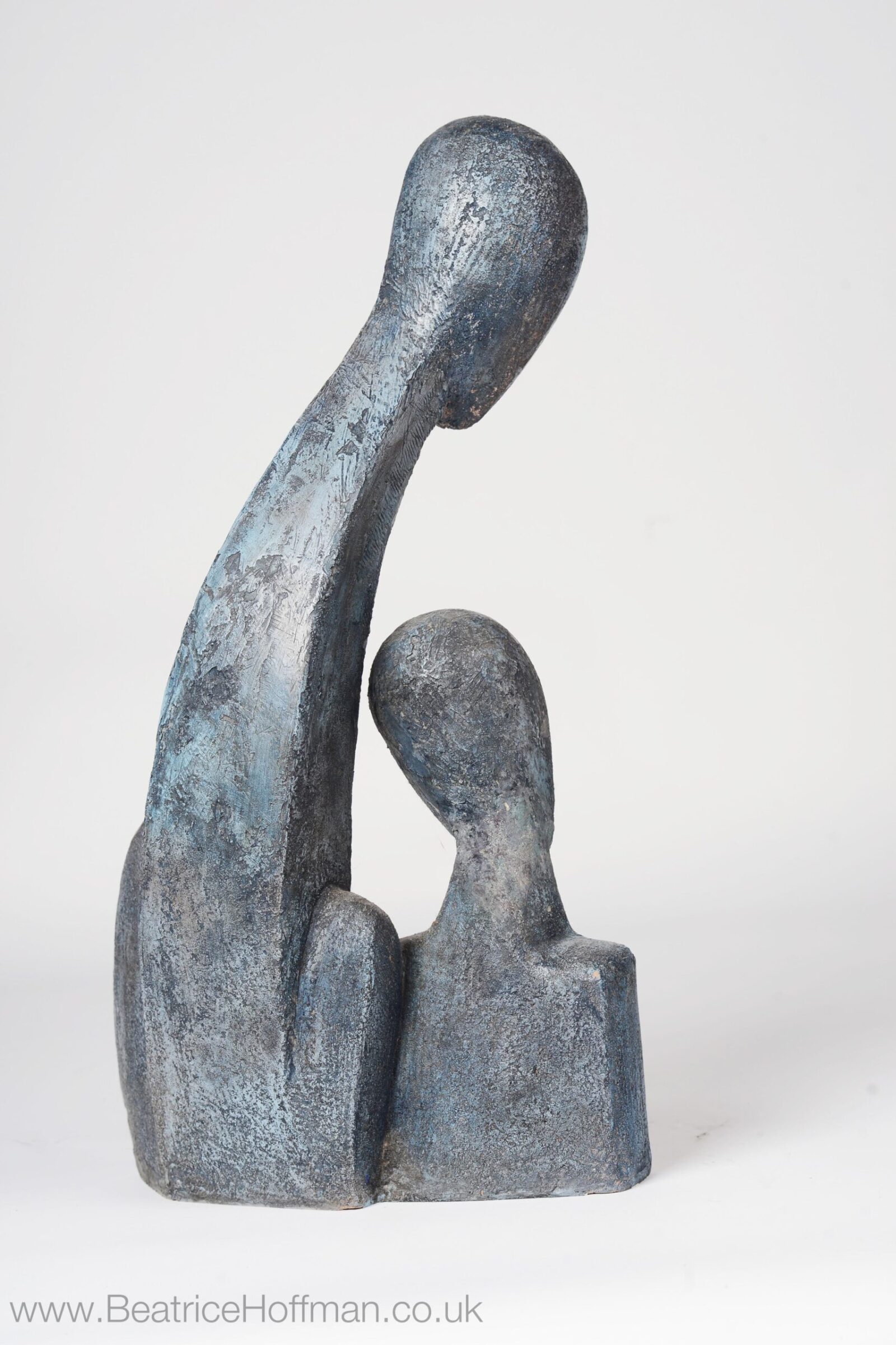 modern sculpture of two heads suitable for the home