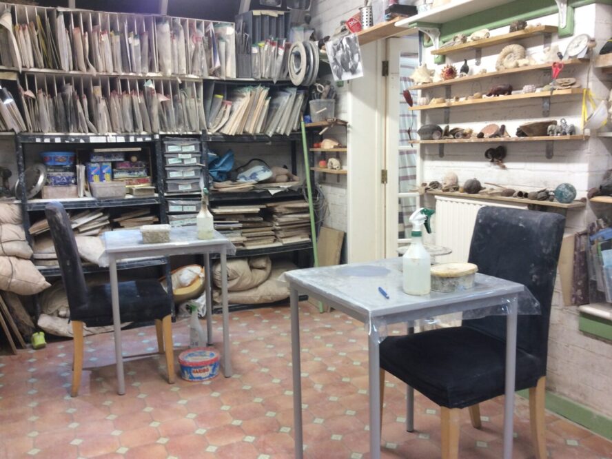 first conservatory teaching studio at sculpture workshops oxford