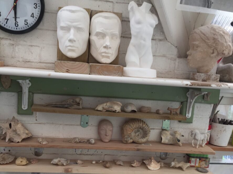 sculpture workshops oxford teaching materials plaster casts and natural objects